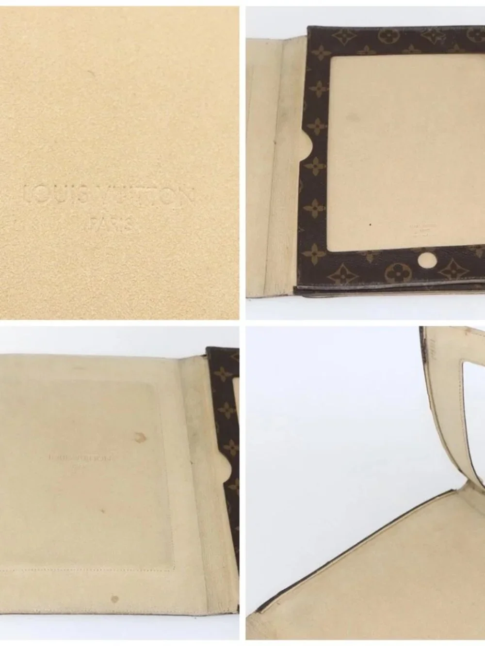LOUIS VUITTON Monogram Etui iPad Case M93803 LV Auth 165646